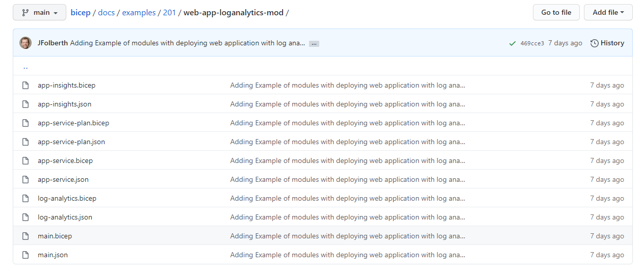Walkthrough of Working with Bicep Modules