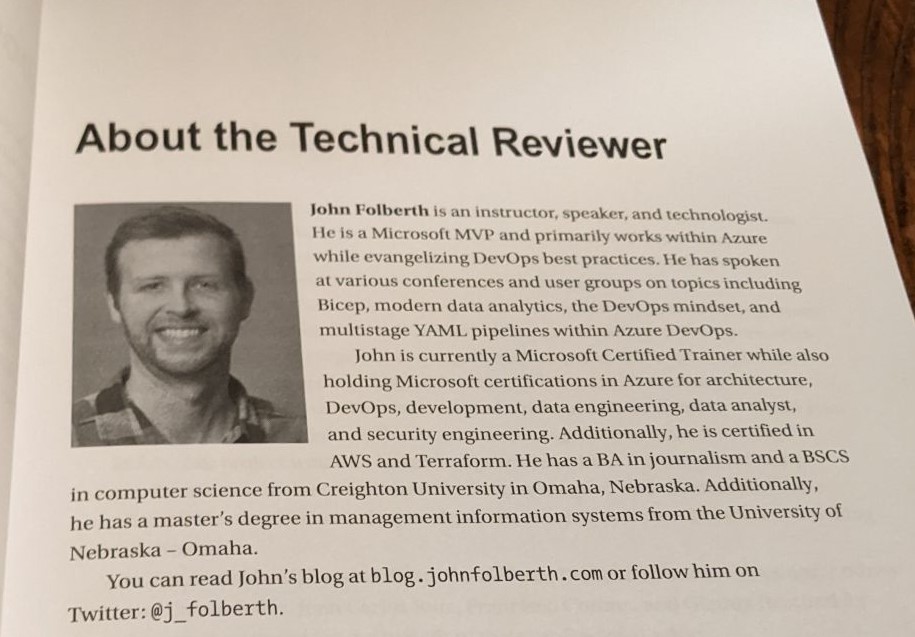 Tech Reviewing a Book